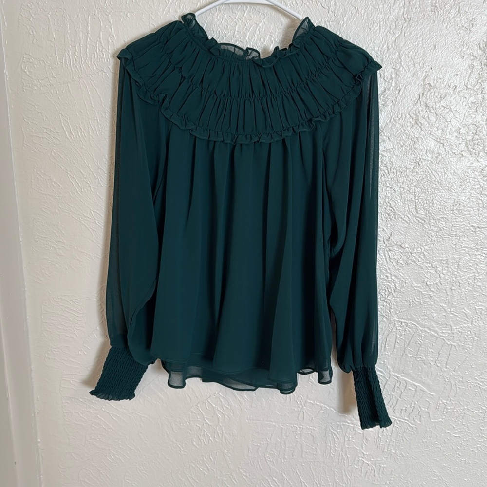 Dark green blouse